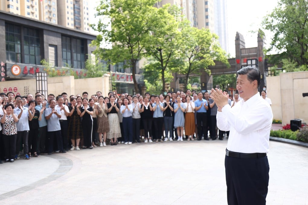 Chinese President Xi Jinping visiting Wuhan. Photo: Xinhua