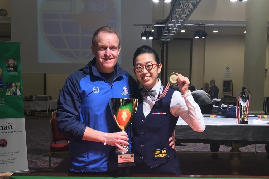 Ng On-yee and head coach Wayne Griffiths. Photo: Hong Kong Sports Institute