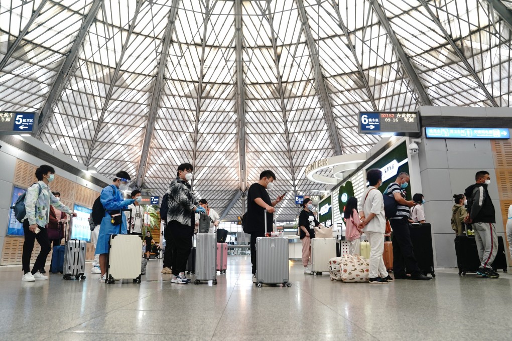 Removal of a Covid-19 risk indicator in China’s digital travel pass has eliminated a major barrier to domestic travel. Photo: Xinhua