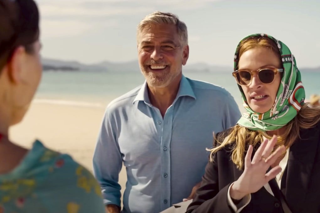 ‘Ticket to Paradise’ features Hollywood stars George Clooney and Julia Roberts and, while set in Bali, was shot in Australia. Photo: Handout Universal Pictures