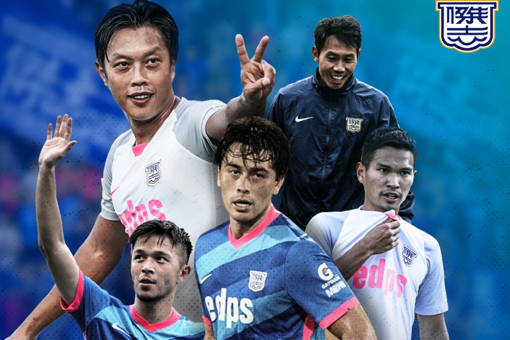 Kitchee bid farewell to Sean Tse (middle, in blue) and four others. Photo: Kitchee FB