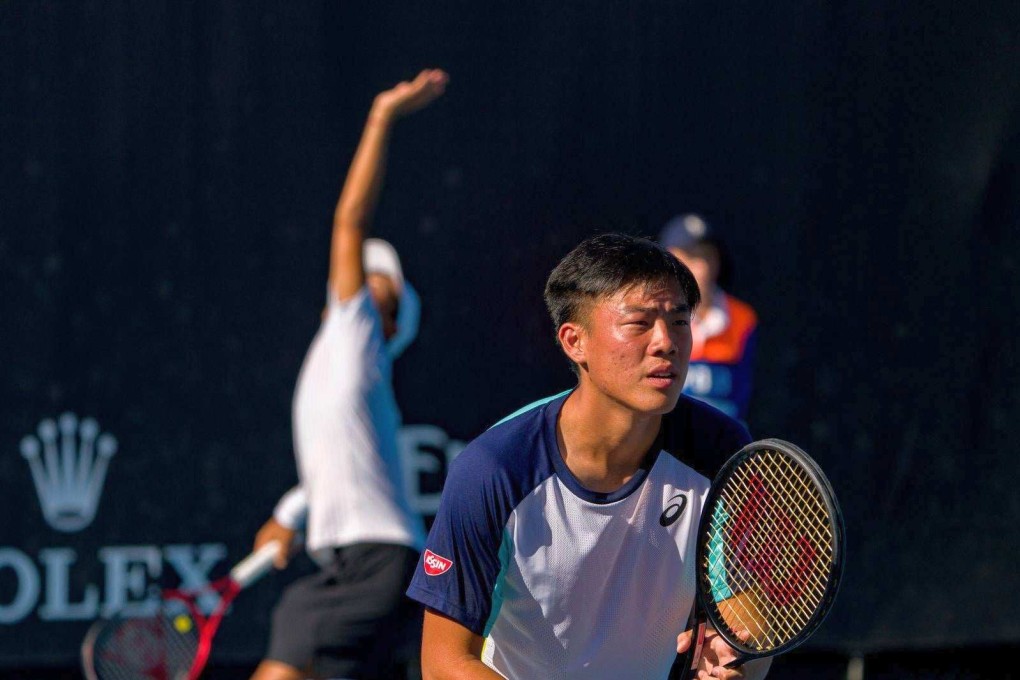 Coleman Wong got off to a winning start at Wimbledon. Photo: Hong Kong Tennis Association / ArcK Photo
