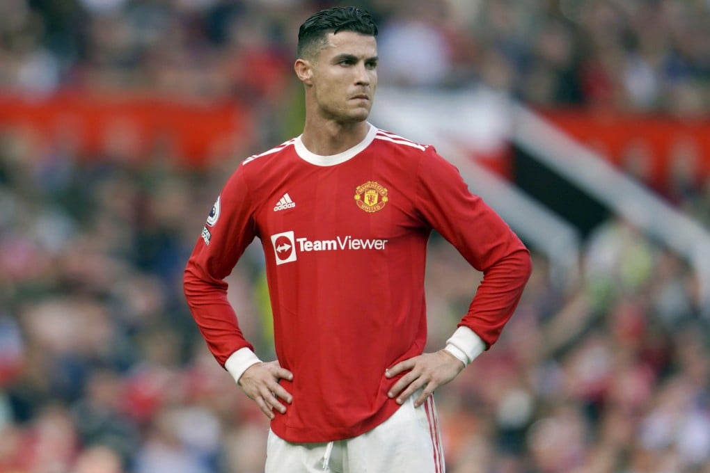Manchester United’s Cristiano Ronaldo stands on the pitch during their Premier League win against Norwich City at Old Trafford. Photo: AP