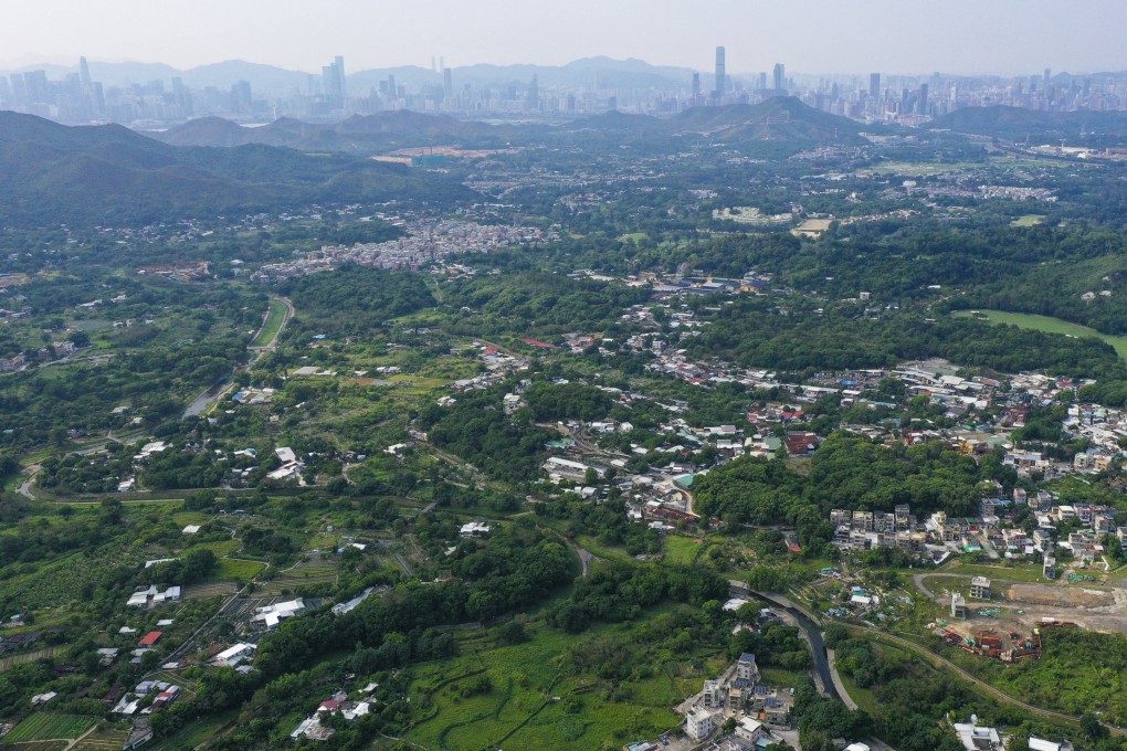 An aerial view of Kwu Tung in the northern New Territories. Photo: May Tse