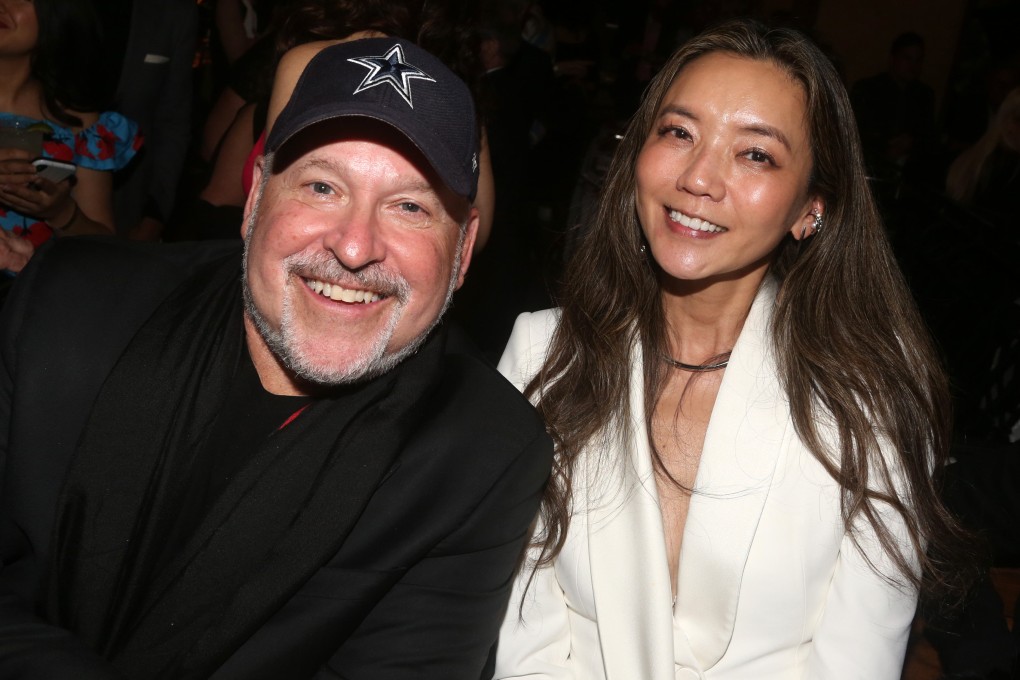 Frank Wildhorn and his wife, Yoka Wao, at the opening night party for Paradise Square in New York. Wildhorn is known as the most loved musical composer in Korea. Photo: Getty Images