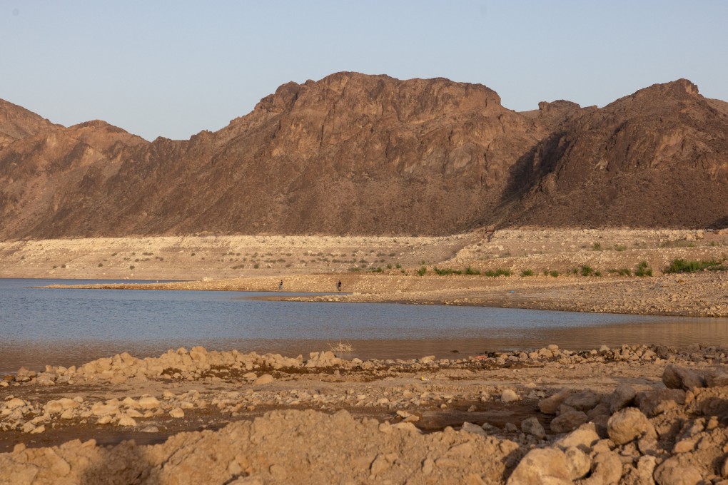 The sun sets on the shrinking Lake Mead in Nevada in April, where water levels have declined dramatically to lows not seen since the reservoir was filled after the construction of Hoover Dam in 1936. Photo: Reuters