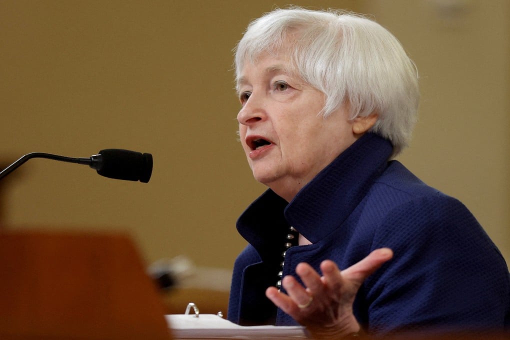 US Treasury Secretary Janet Yellen testifies before a House Ways and Means Committee hearing on the proposed 2023 US budget, on Capitol Hill in Washington on June 8. Yellen has spoken favourably about “friend-shoring” in place of expanded free trade, suggesting a sea change in sentiment towards globalsiation. Photo: Reuters