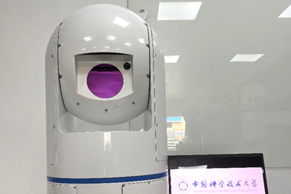 A suitcase-sized lidar device developed by a team of Chinese researchers could be used for military and civilian purposes, including aviation and weather forecasting.  Photo: Handout