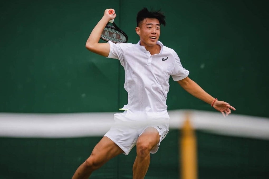 Coleman Wong continued his encouraging progress at Wimbledon as he won again in the boys’ singles. Photo: HKTA
