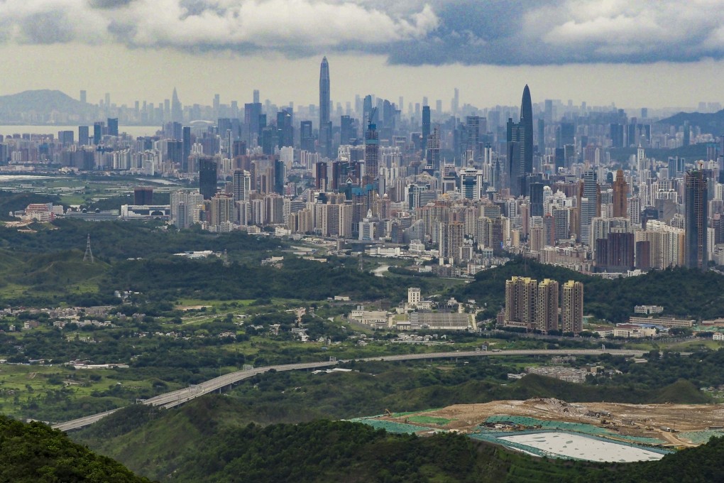 The skyscrapers of Shenzhen across the border with Hong Kong. Photo: Martin Chan