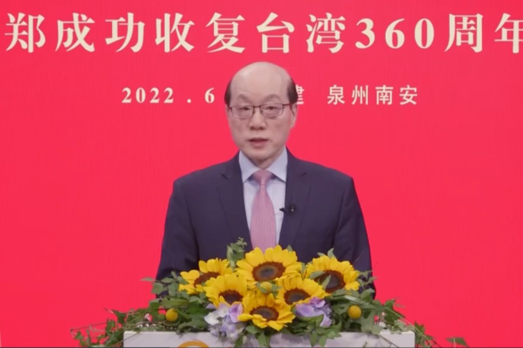 In an article published on Thursday, Taiwan Affairs Office head Liu Jieyi vowed that Beijing would punish “Taiwan independence forces” and crack down on foreign interference. Photo: Weibo