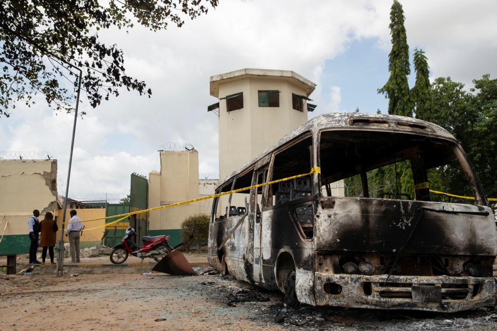Kuje medium-security prison. after the attack. Photo: Reuters