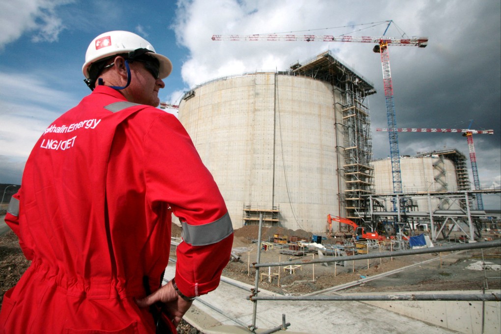 A Sakhalin Energy worker at the Sakhalin-2 project’s liquefaction gas plant in Prigorodnoye. File photo: Reuters