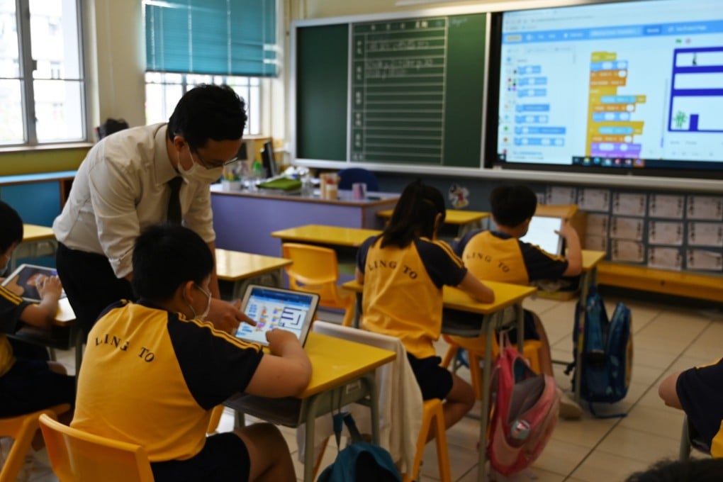 Andy Li, a CoolThink@JC Fellow and Principal of Ling To Catholic Primary School, was an early adopter of the programme’s computational thinking lessons. Photo: Andy Li