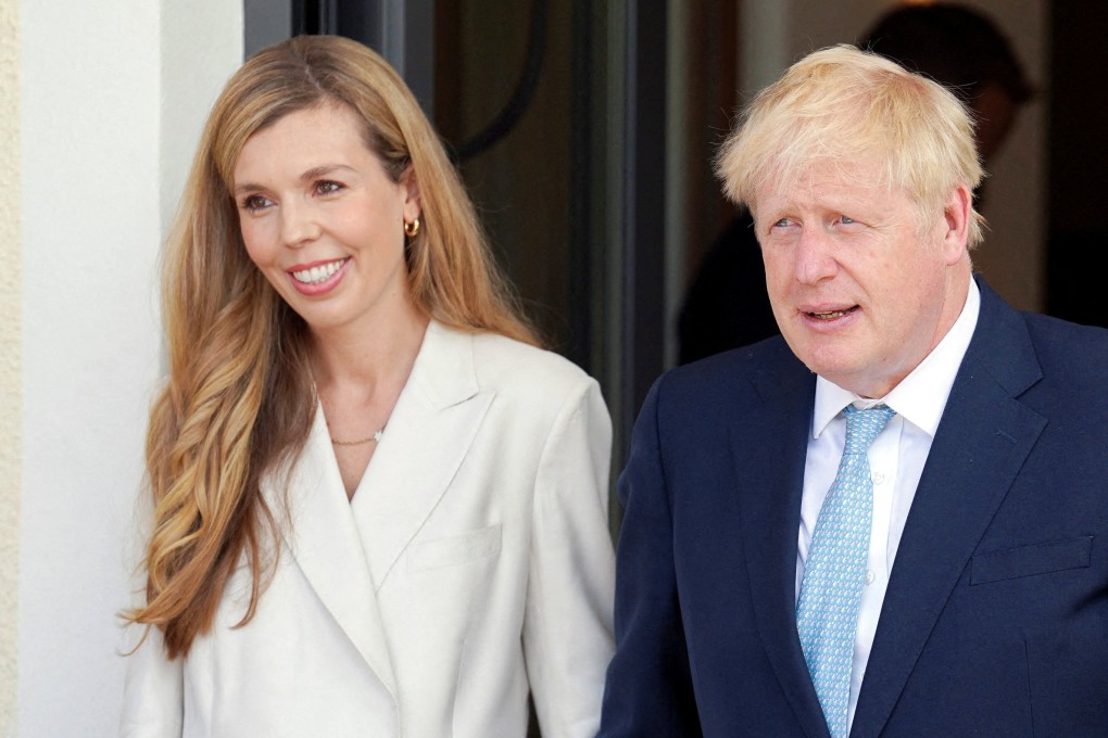 British Prime Minister Boris Johnson and wife Carrie arrive for the official welcome ceremony during the G7 summit in Schloss Elmau, near Garmisch-Partenkirchen, Germany in June. Photo: Reuters