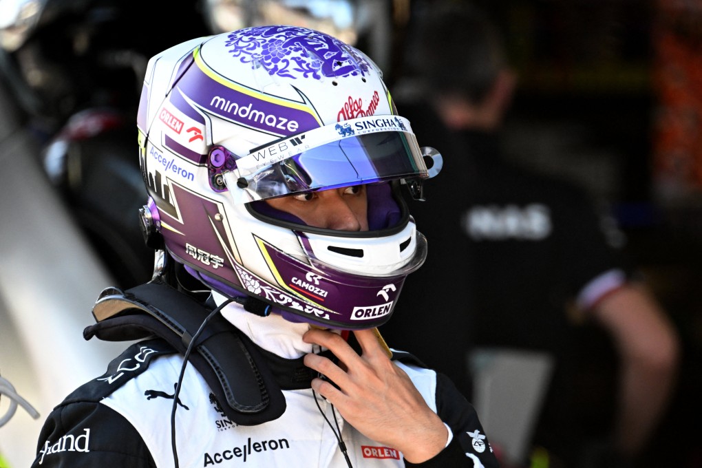 Alfa Romeo’s Zhou Guanyu Zhou during qualifying for the Austrian Grand Prix. Photo: Reuters