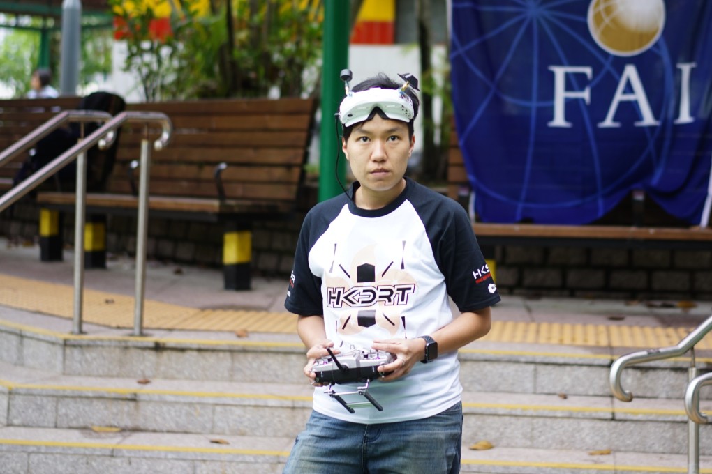 Kenix Lai getting ready for the World Games. Photo: Hong Kong Drone Sports Association