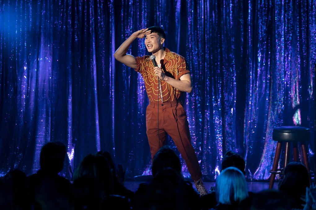Joel Kim Booster in his debut Netflix special, Psychosexual. Photo: Netflix