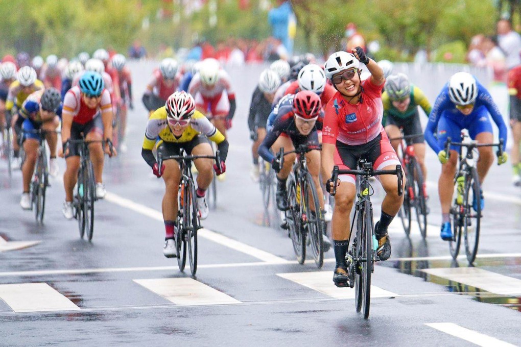 Youngster Lee Sze-wing won gold on the last day of the National Games last September. Photo: Cycling Association/Wu Jianbo