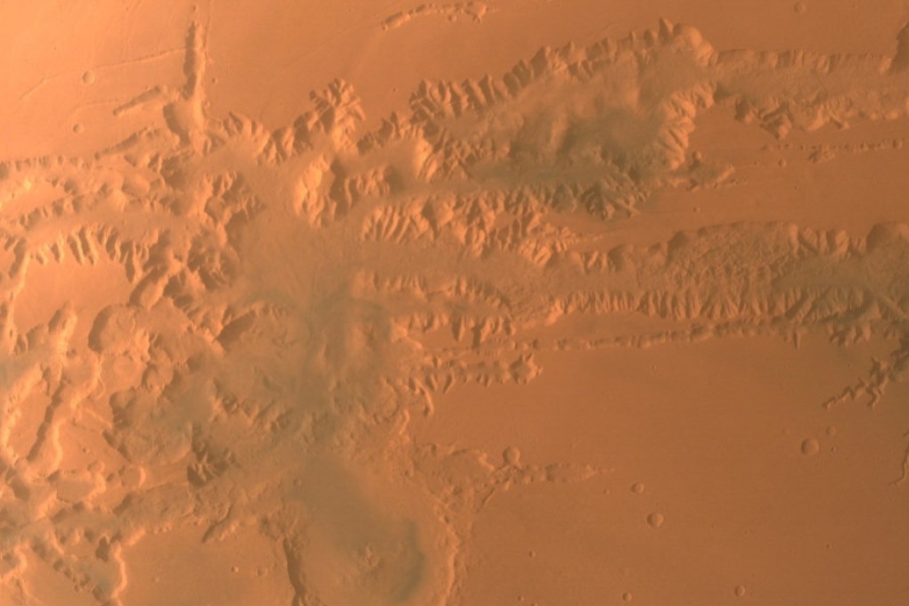 An image of Mars taken by China’s Tianwen-1 probe. Photo: CNSA via Reuters