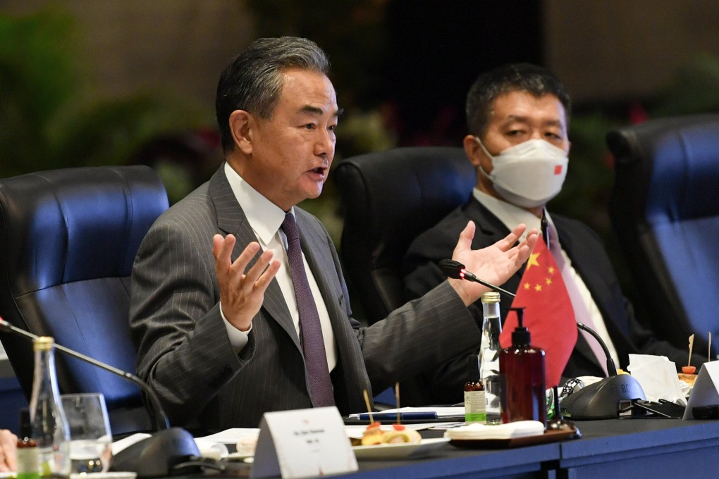 Chinese Foreign Minister Wang Yi co-hosts the Second Meeting of China-Indonesia High-level Dialogue Cooperation Mechanism... Photo: Xinhua