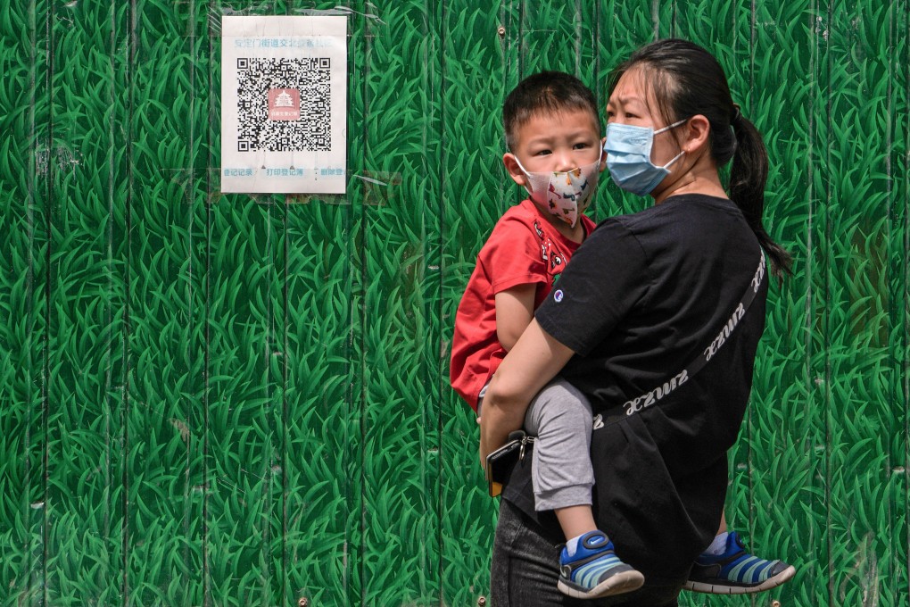In mainland China, health codes determine who can go where. Photo: AP