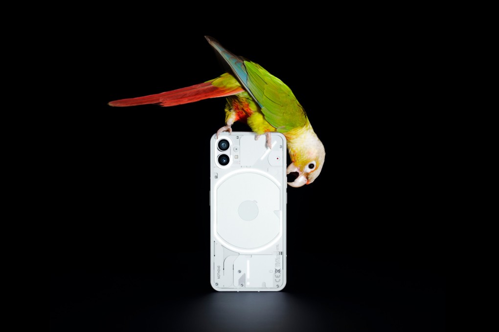 The Nothing Phone 1 has made the Glyph Interface, composed of a series of LED lights on the back, a key selling point, offering a distinctive design that runs on a mid-range Qualcomm processor. Photo: Nothing
