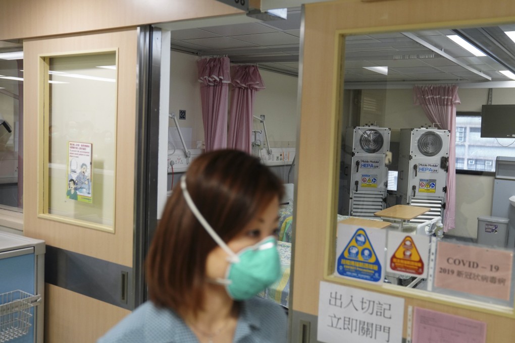 A second-tier isolation ward is seen at Pamela Youde Nethersole Eastern Hospital. File photo: Sam Tsang