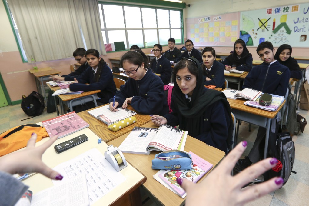 Non-Chinese speaking students at a secondary school in Tseung Kwan O in 2015. The lack of progress in boosting the Chinese language proficiency of Hong Kong’s ethnic minority students has long been discussed. Photo: SCMP