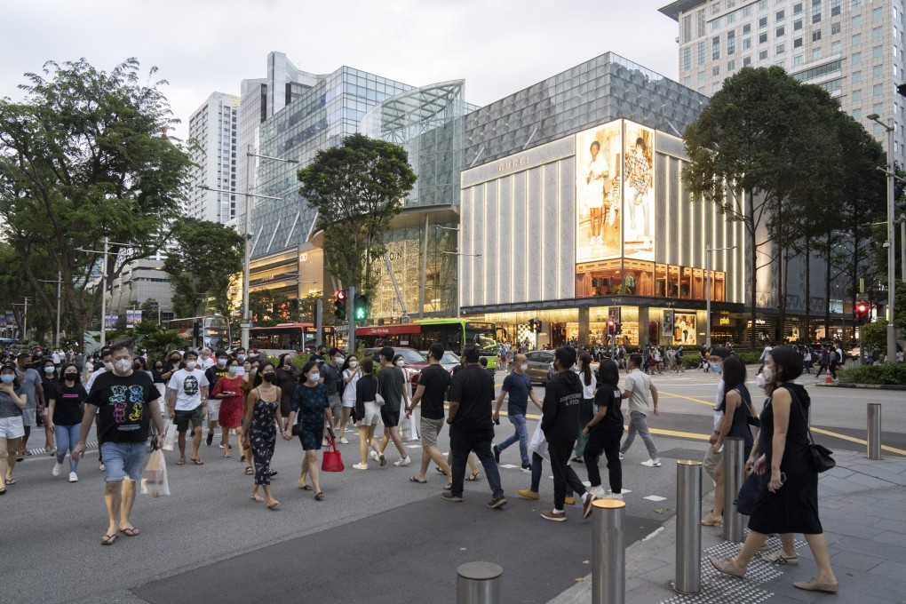Singapore’s economy flatlined in the second quarter as soaring prices weighed on retail activity. File photo: Bloomberg