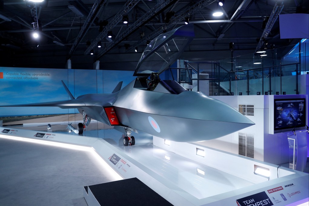 A model of the Tempest jet fighter in Britain. Photo: Reuters