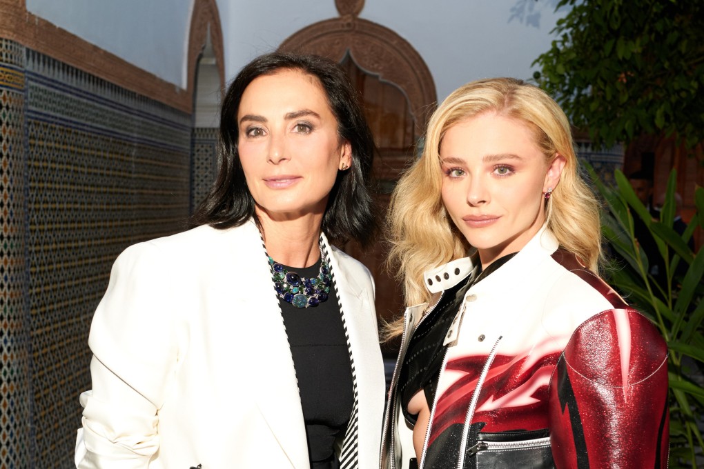 Francesca Amfitheatrof (left), artistic director for jewellery and watches at Louis Vuitton, and actress Chloe Grace Moretz at the unveiling of Spirit, Louis Vuitton’s latest high-jewellery collection, in Marrakesh, Morocco, in June.