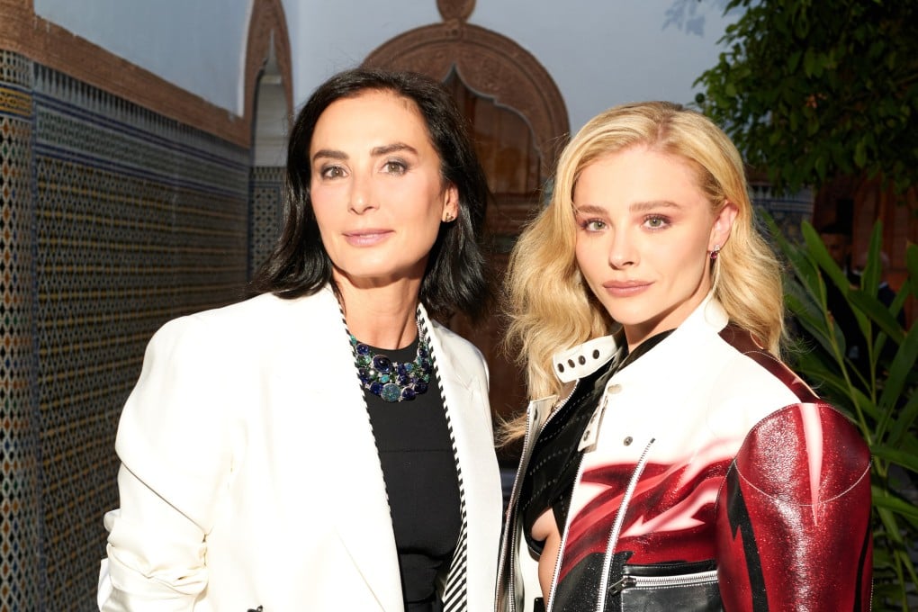 Francesca Amfitheatrof (left), artistic director for jewellery and watches at Louis Vuitton, and actress Chloe Grace Moretz at the unveiling of Spirit, Louis Vuitton’s latest high-jewellery collection, in Marrakesh, Morocco, in June.