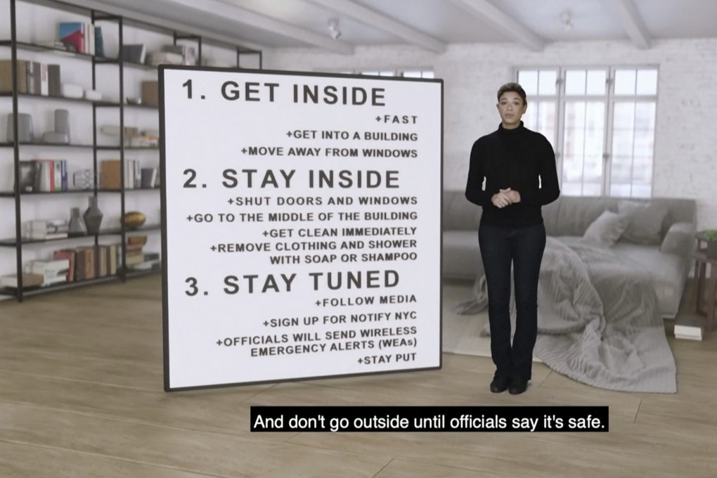 The 90-second video lays out three steps New Yorkers should follow if ‘the big one has hit’. Photo: NYC Emergency Management