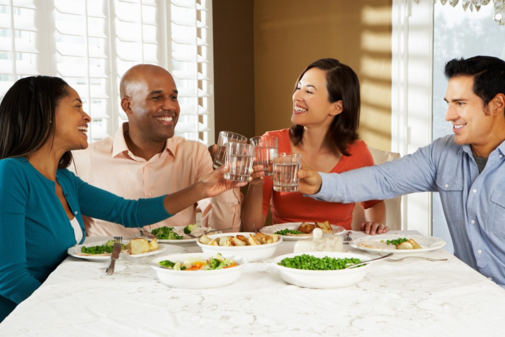 Some say drinking while you eat is bad for your digestion. Doctors disagree, but caution against alcoholic or sugary drinks and recommend water. Photo: Shutterstock