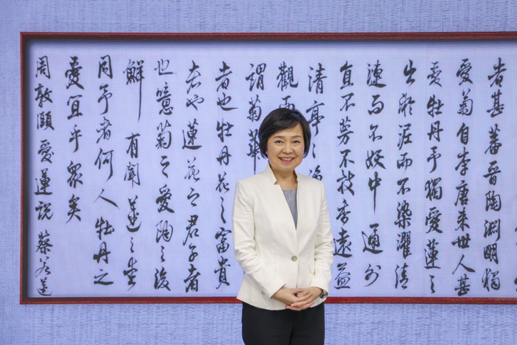 Hong Kong education secretary Christine Choi says a decline in the student population is inevitable. Photo: Nora Tam