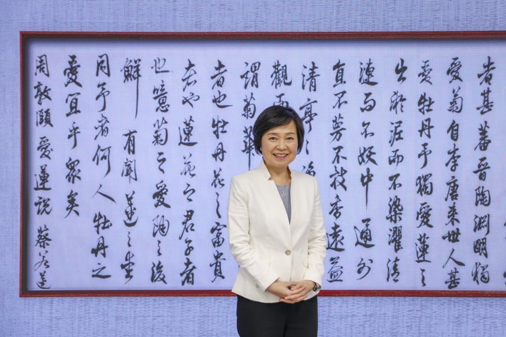 Hong Kong education secretary Christine Choi says a decline in the student population is inevitable. Photo: Nora Tam