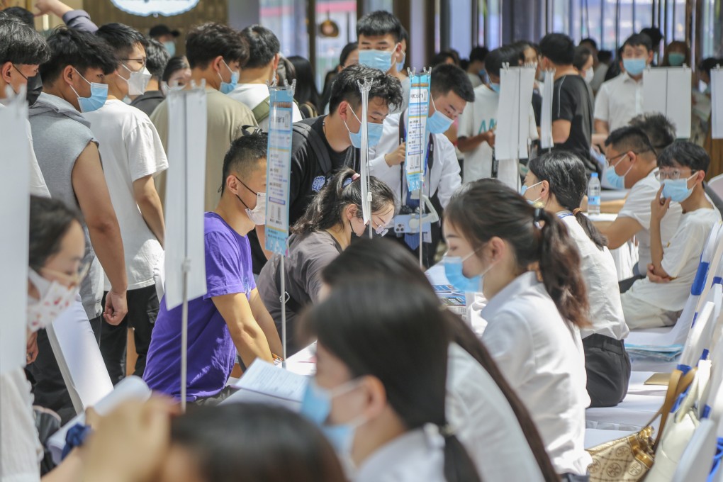 China’s youth unemployment has been rising steadily since October and breaking records every month since April. Photo: Getty Images