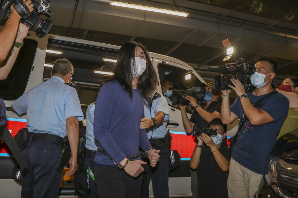 Tsang Chi-kin, who survived being shot in the chest during the social unrest in Hong Kong in 2019, was among four protesters who were intercepted by police this week. Photo: Yik Yeung-man