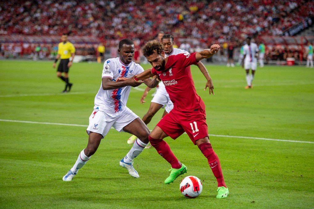 The match was played at the National Stadium in Singapore with a crowd of more than 50,000. Photo: David Ash