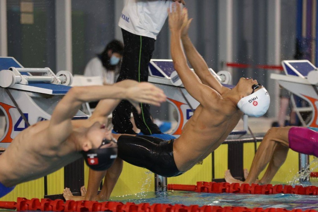 Hayden Kwan (middle) in action at the Division 1 short course Time Trial. Photo: Handout