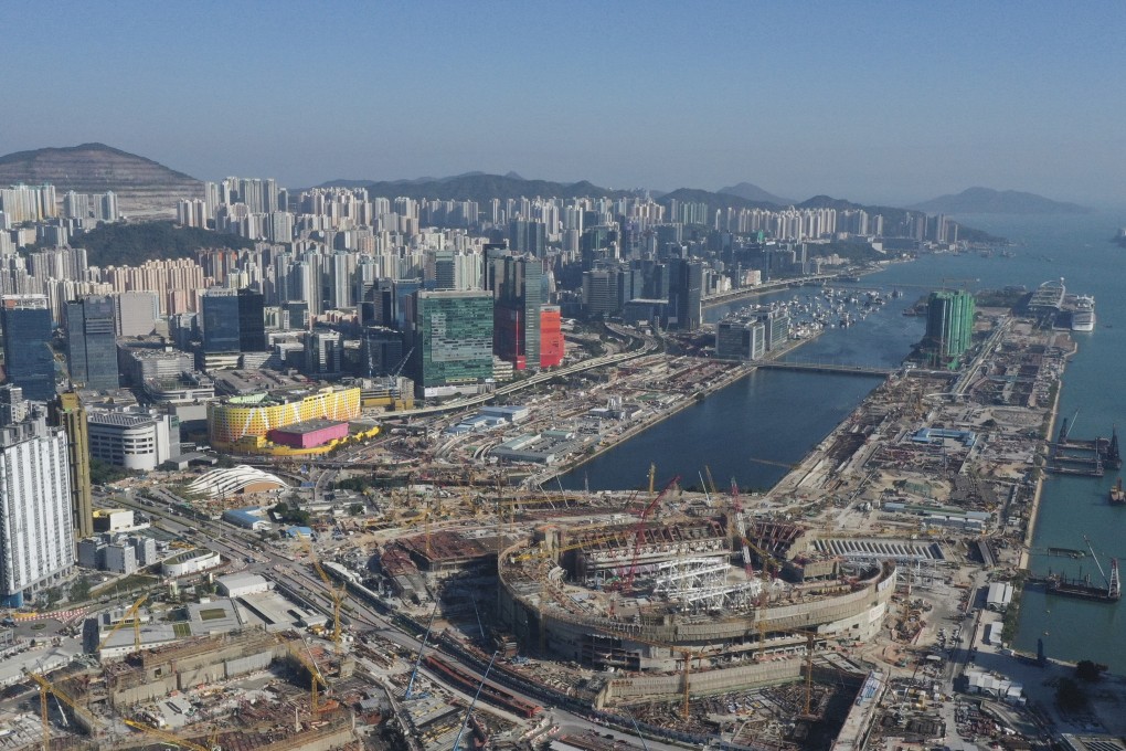 The Kai Tak redevelopment in Kowloon Bay, where the discovery of a suspected World War II bomb on Monday forced a major evacuation before police identified the object as old construction equipment. Photo: Dickson Lee