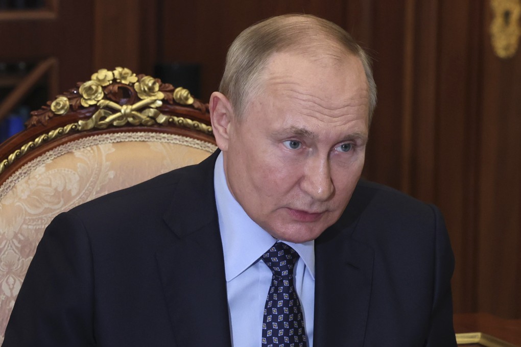 Russian President Vladimir Putin was depicted with a clown’s nose in a Swiss newspaper article. Photo: AP