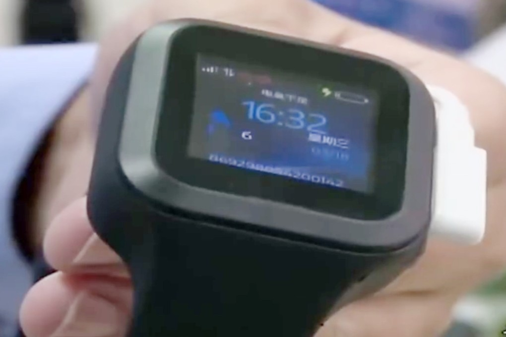 Electronic wristbands are being used to monitor people who have committed offences that are not deemed serious enough to warrant arrest. Photo: Weibo