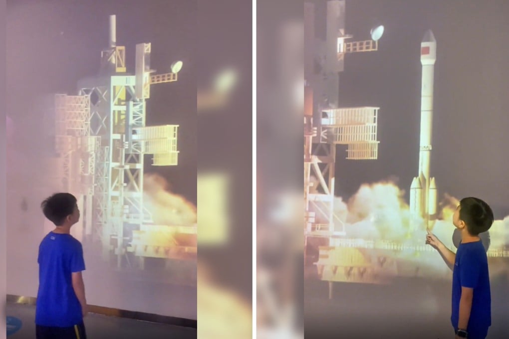 A Chinese boy was so upset by a planetarium video with incorrect facts he stormed out. The moment was filmed in what is now a viral video in China. Photo: Handout