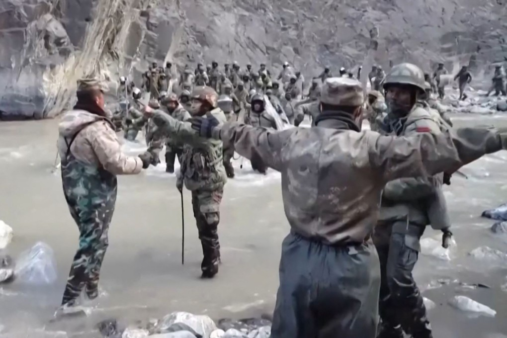Relations between China and India over their disputed border have barely improved since a deadly clash in June 2020. China’s plans to build a new highway near hotly contested border areas is expected to draw ire from New Delhi. Photo: CCTV / AFP