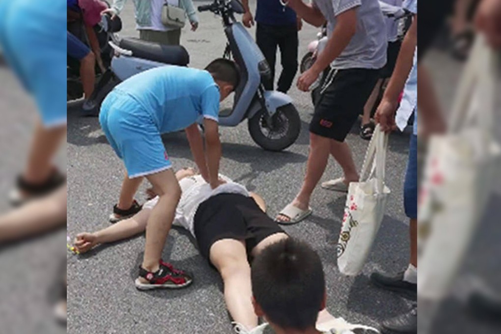 A boy’s calm and steady actions after his mother was badly injured in a car accident has earned him praise after he performed CPR on her. Photo: Handout