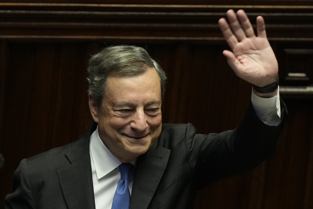 Italian prime minister Mario Draghi. Photo: AP