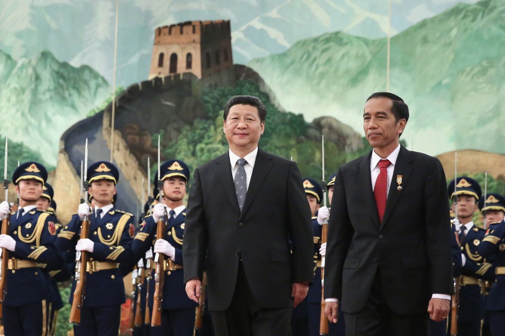 Chinese President Xi Jinping (left) will hold face-to-face talks with Indonesian leader Joko Widodo next week. Photo: AFP