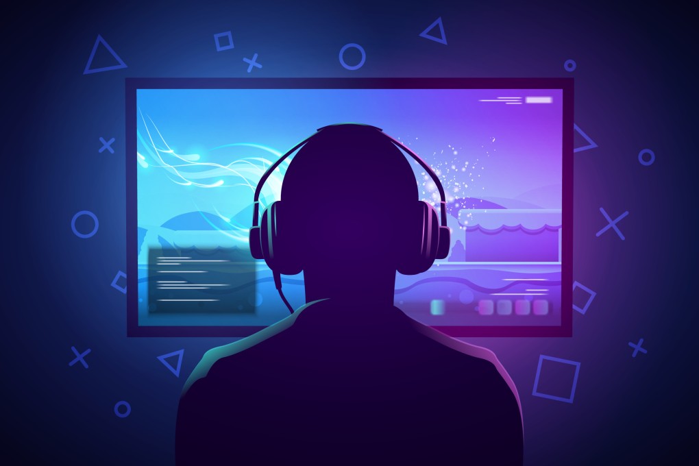 A young gamer sits in front of a screen in this photo illustration. Photo: Shutterstock Images